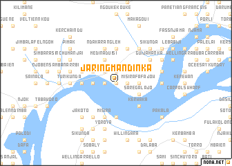 map of Jaring Mandinka