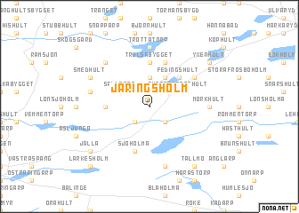 map of Järingsholm