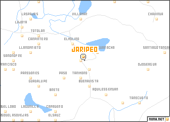 map of Jaripeo