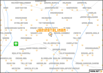 map of Jarīrat al Imām