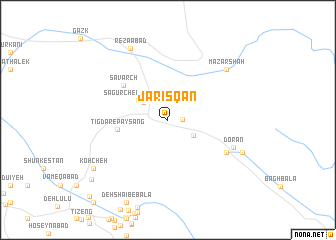 map of Jarīsqān