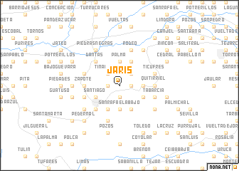 map of Jaris