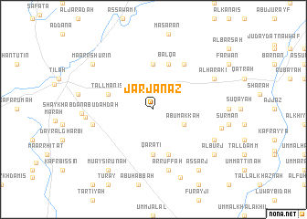 map of Jarjanāz