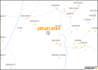 map of Jarjeloken