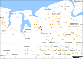 map of Jarju Kunda