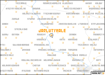 map of Jarluty Małe