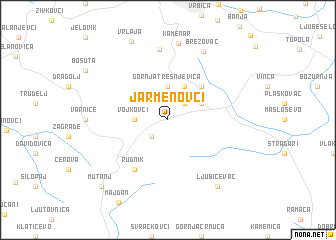 map of Jarmenovci