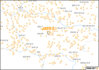 map of Jarmići