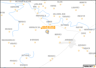 map of Jarmina