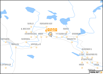map of Järna