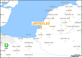 map of Järneklev