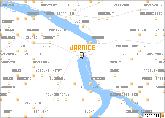 map of Jarnice