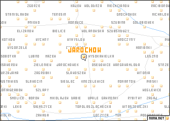 map of Jarochów