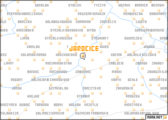 map of Jarocice