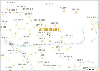 map of Jaronisht