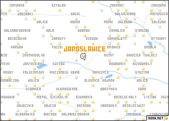 map of Jarosławice