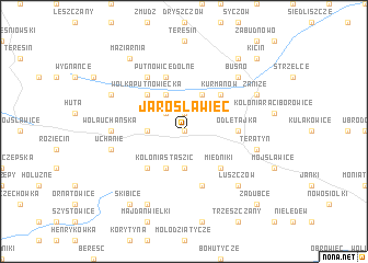 map of Jarosławiec