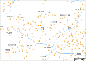 map of Jarošoni