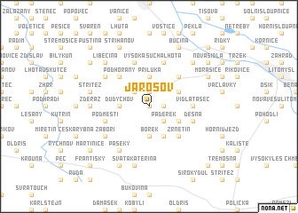 map of Jarošov