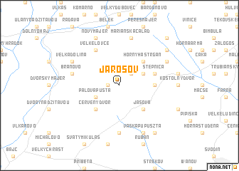 map of Jarošov