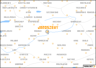 map of Jaroszewy