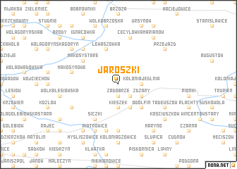 map of Jaroszki