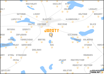 map of Jaroty