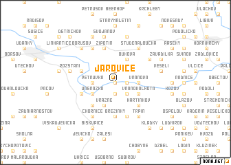 map of Jarovice