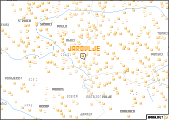 map of Jarovlje