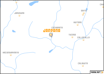 map of Jarpaña