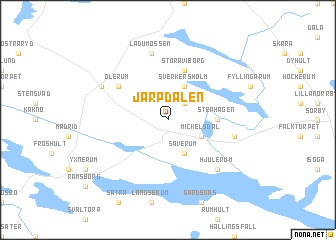 map of Järpdalen