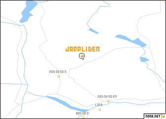 map of Järpliden