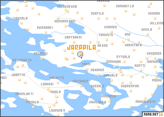 map of Järppilä