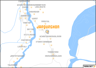 map of Jarqŭrghon