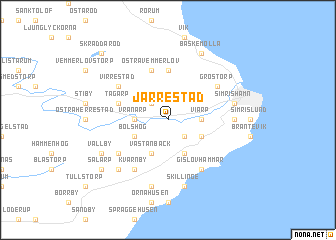 map of Järrestad