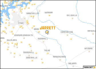 map of Jarrett