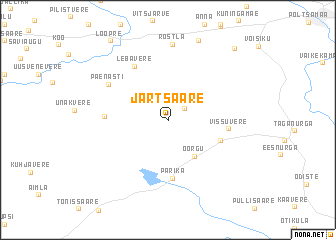 map of Järtsaare