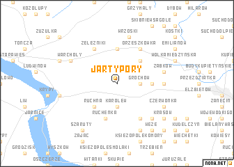 map of Jartypory