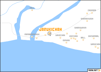 map of Jarūki Chāh