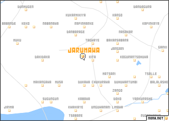 map of Jarumawa