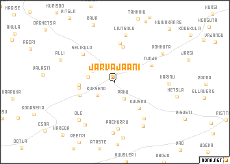 map of Järva-Jaani