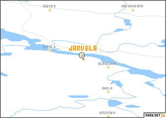 map of Järvelä
