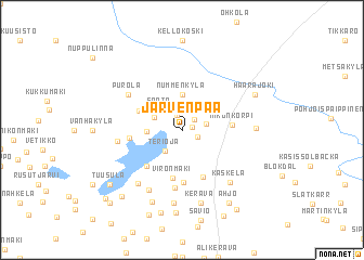 map of Järvenpää