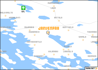 map of Järvenpää