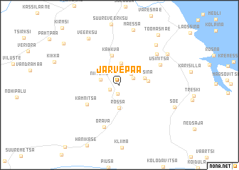 map of Järvepää