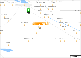 map of Järvikylä