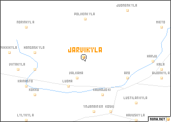 map of Järvikylä