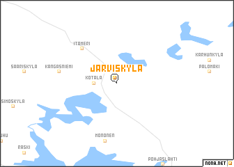 map of Järviskylä