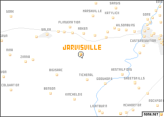 map of Jarvisville