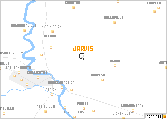 map of Jarvis